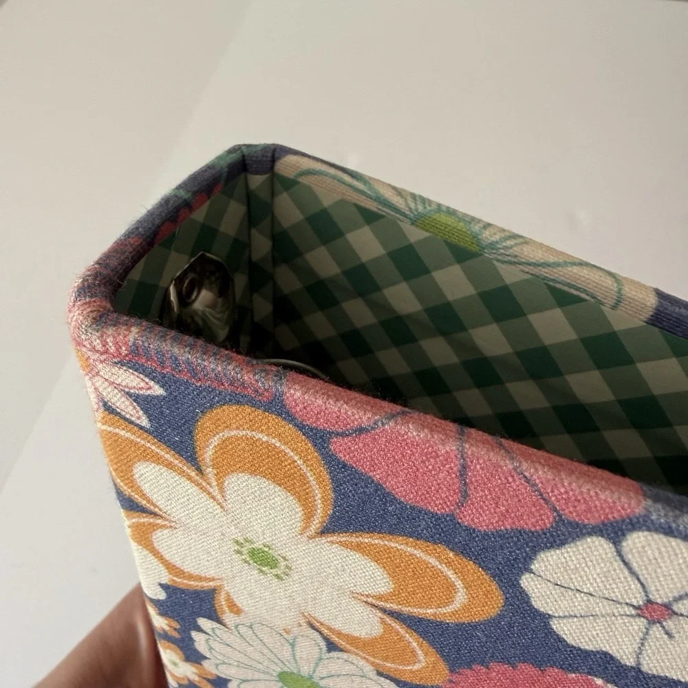Matilda Jane Large 3 Ring Cloth Binder W Clipboard  Happy Floral Design